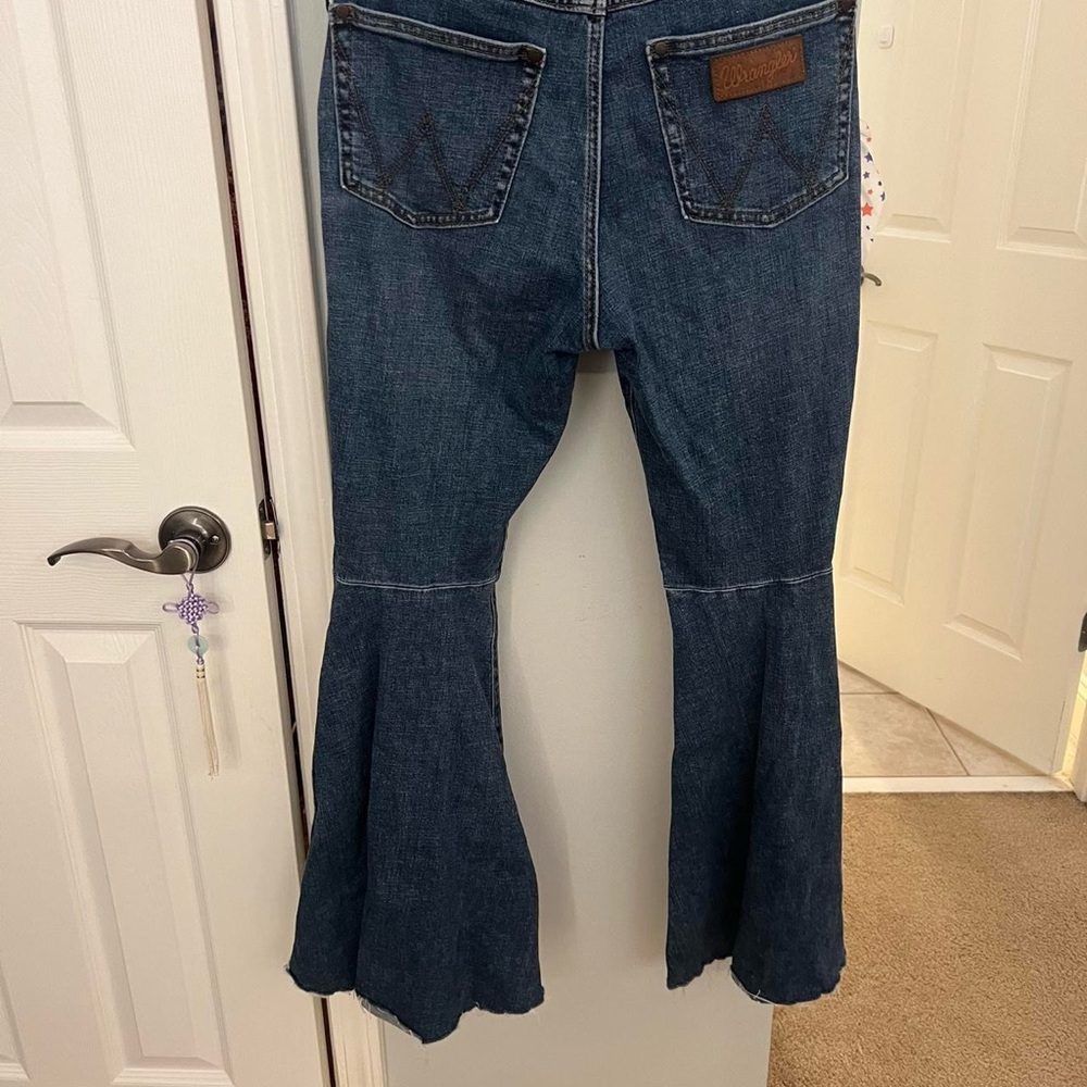 Women's Blue Flared Jeans